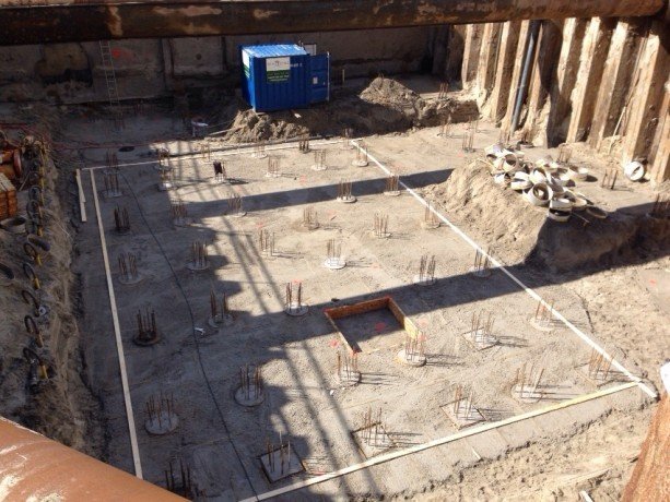 Eerste werkvloeren gestort bij toren A